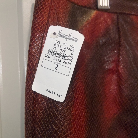 Vivienne Tam Red and Gold Flare Pants - Picture 5 of 5